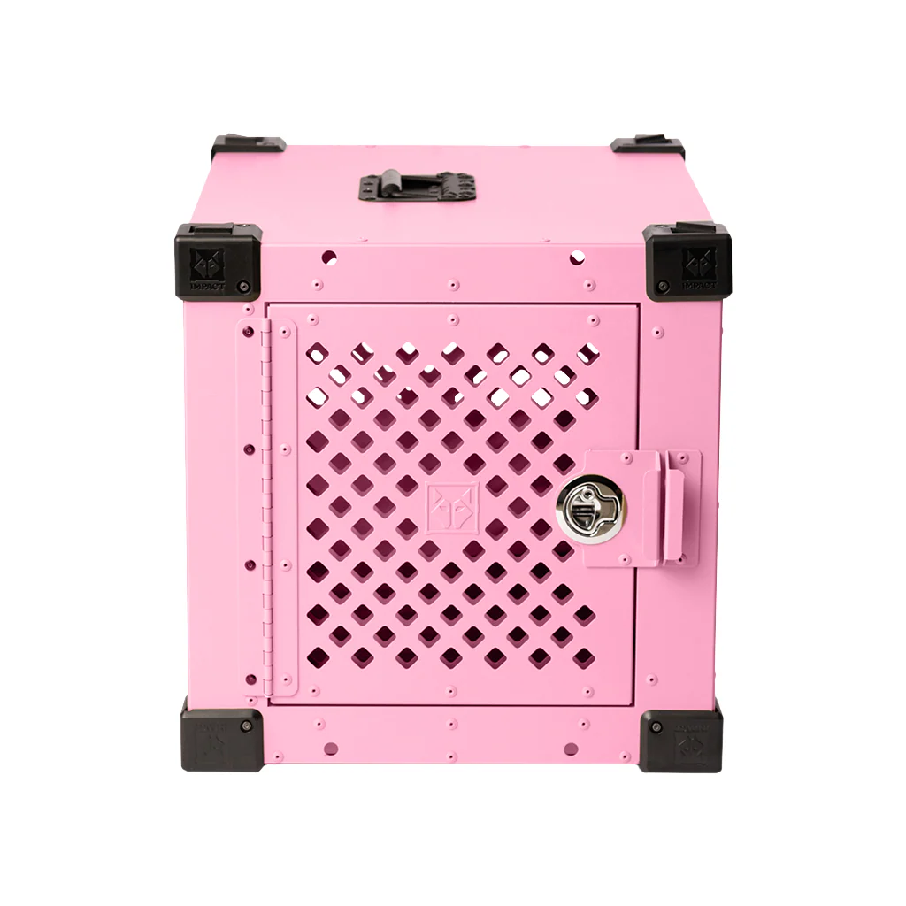 Limited Edition: Pink Stationary Dog Crate - Image 3