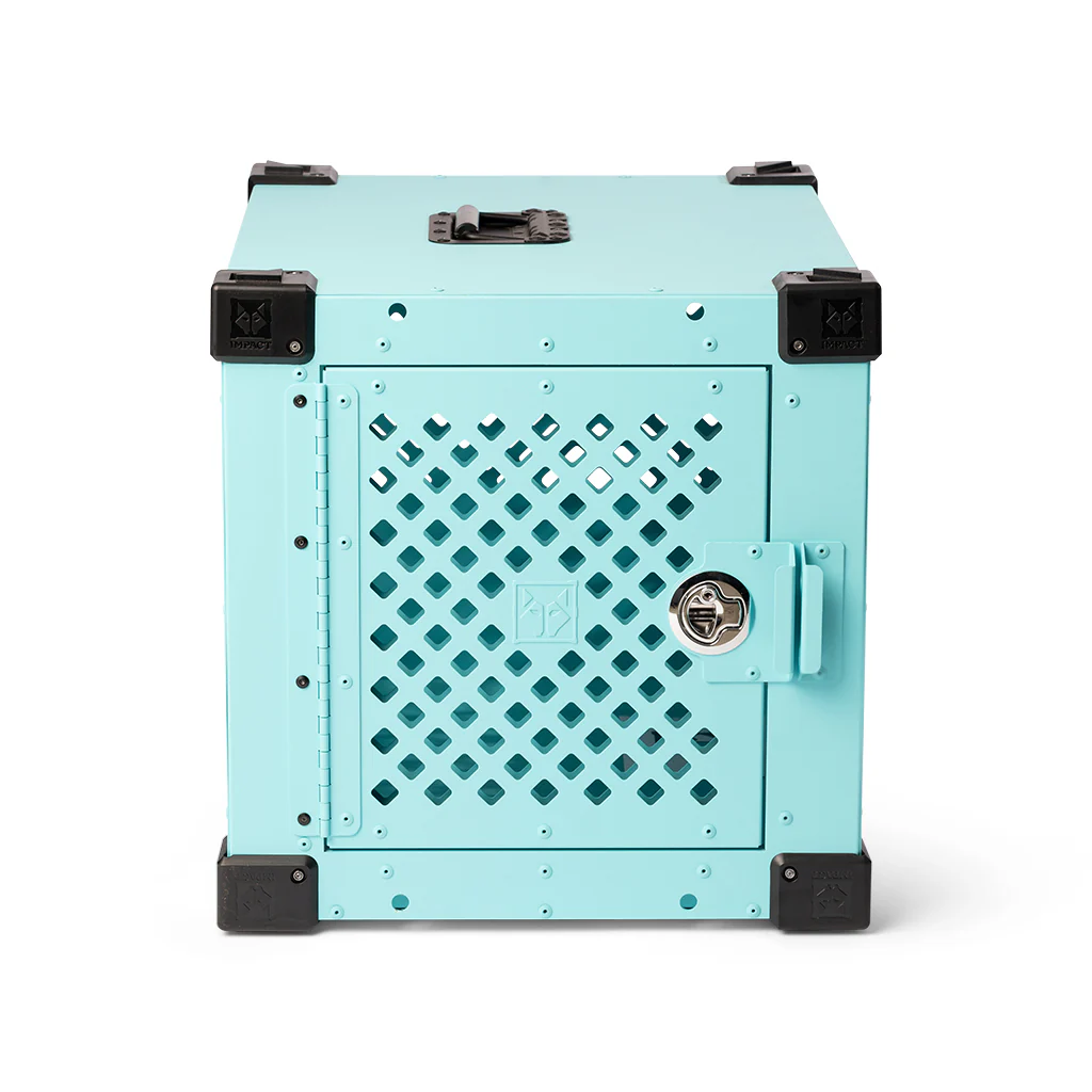 Limited Edition: Teal Stationary Dog Crate - Image 3