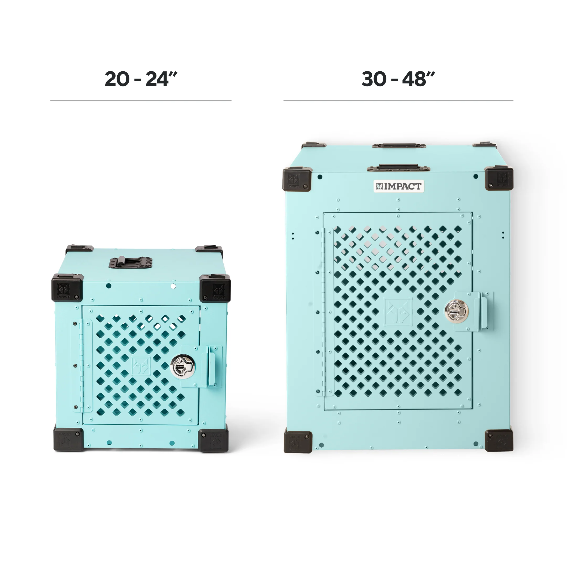 Limited Edition: Teal Stationary Dog Crate - Image 4